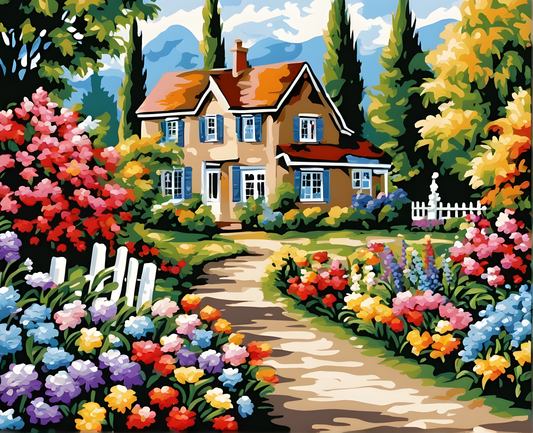Roadside Garden - Van-Go Paint-By-Number Kit