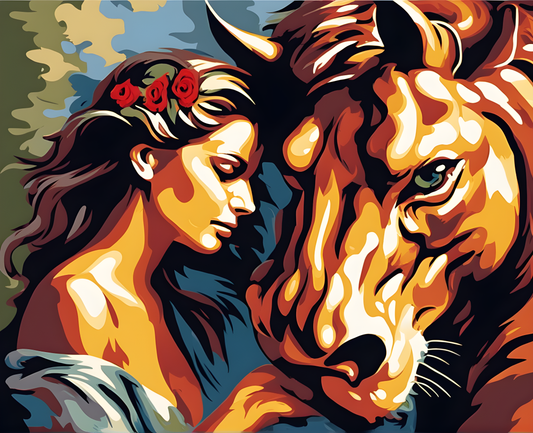 Romance With A Chimera - Van-Go Paint-By-Number Kit