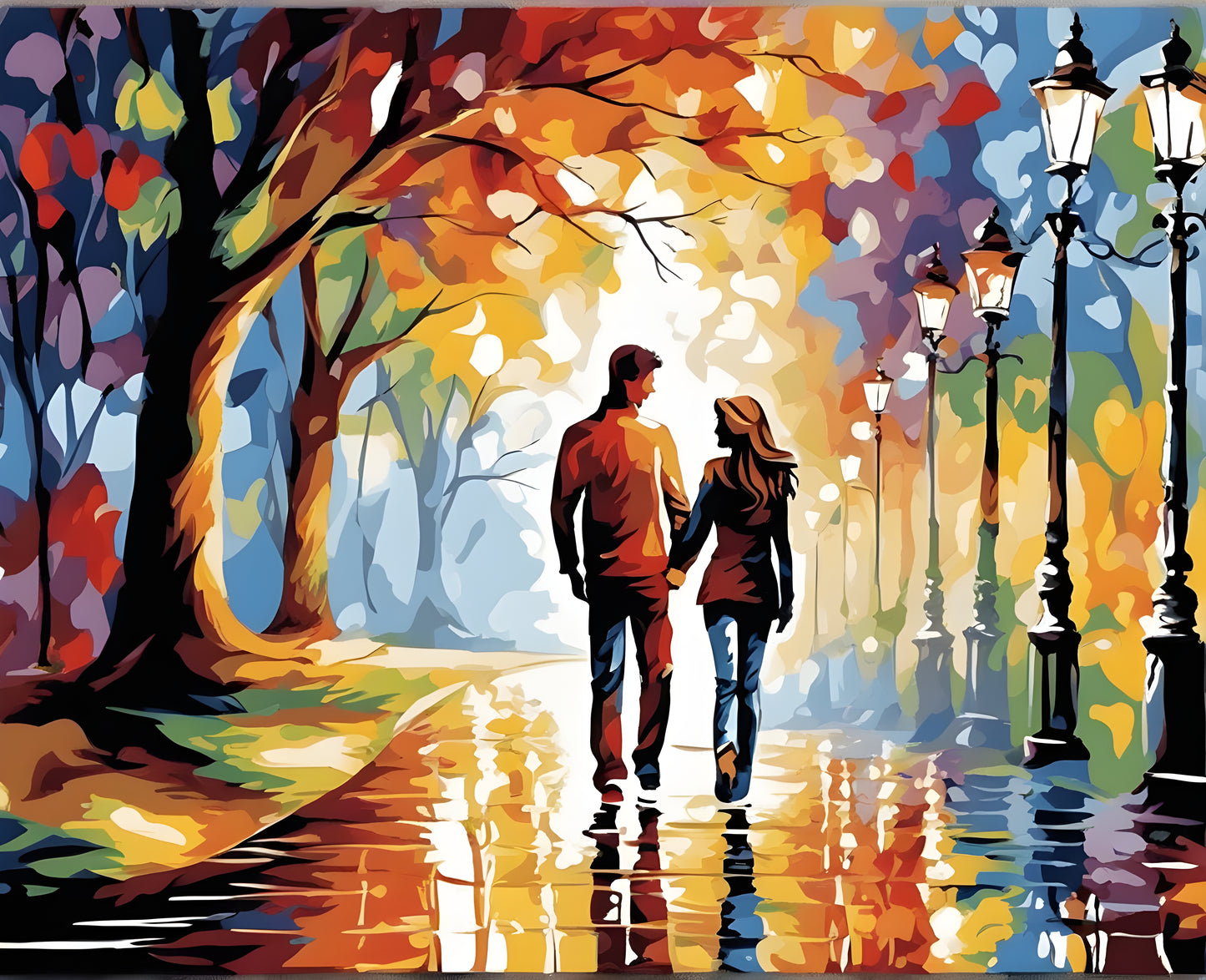 Romantic Couple - Van-Go Paint-By-Number Kit