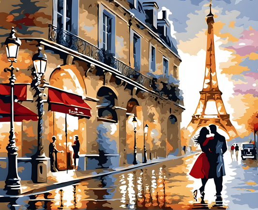 Romantic encounter - Van-Go Paint-By-Number Kit