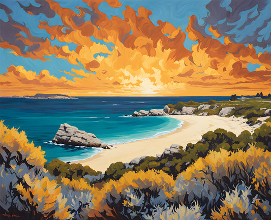 Australia Collection PD (67) - Rottnest Island, WA - Van-Go Paint-By-Number