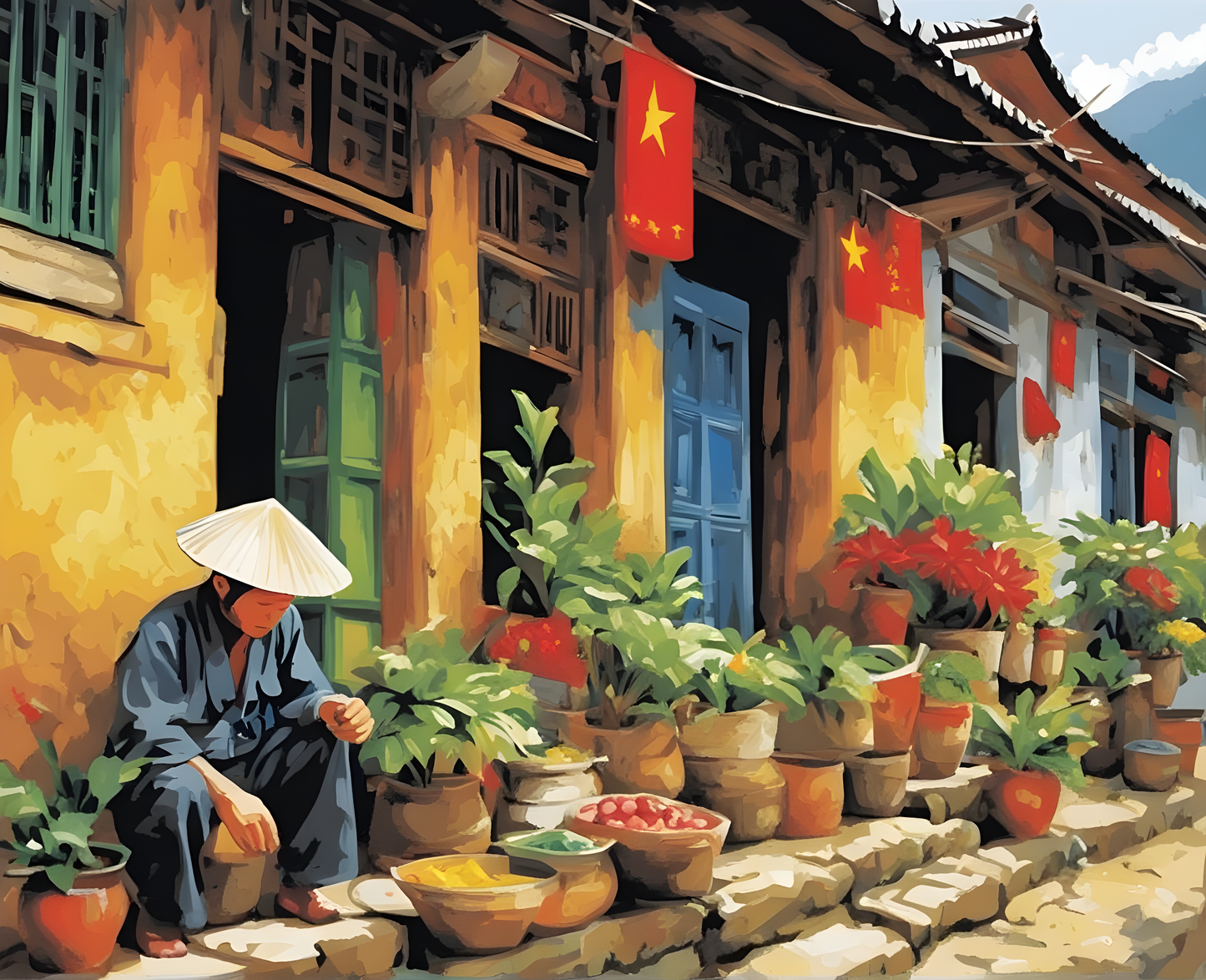 Amazing Places OD (260) - Sa Pa, Vietnam - Van-Go Paint-By-Number Kit