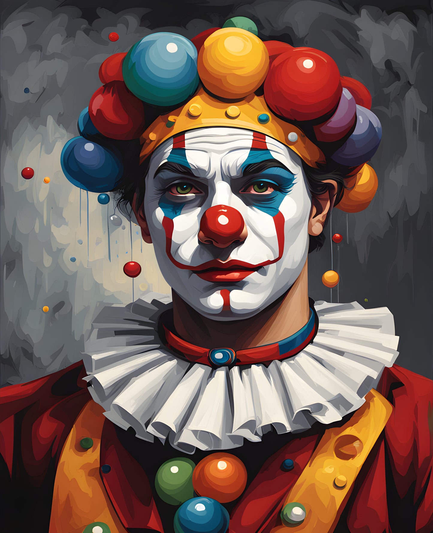 Circus Clown (12) PD - Van-Go Paint-By-Number Kit