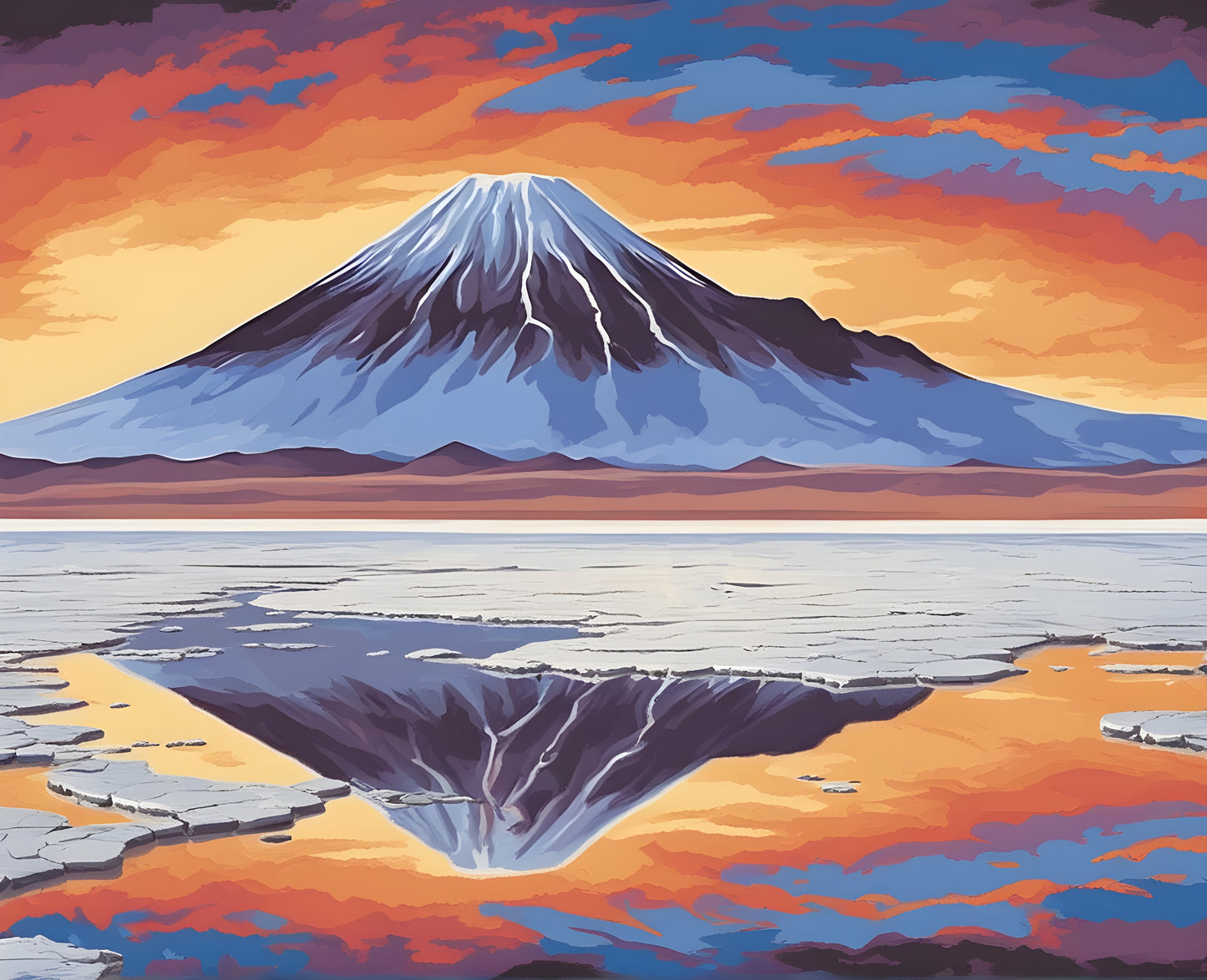 Amazing Places OD (261) - Salar de Uyuni, Bolivia - Van-Go Paint-By-Number Kit