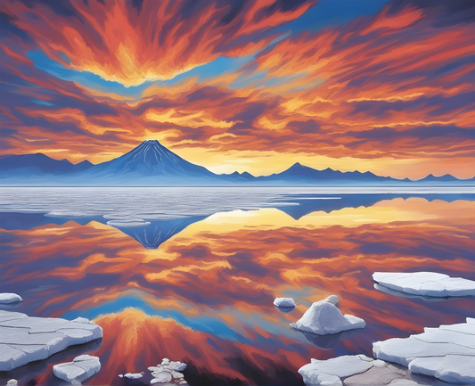 Amazing Places OD (262) - Salar de Uyuni, Bolivia - Van-Go Paint-By-Number Kit