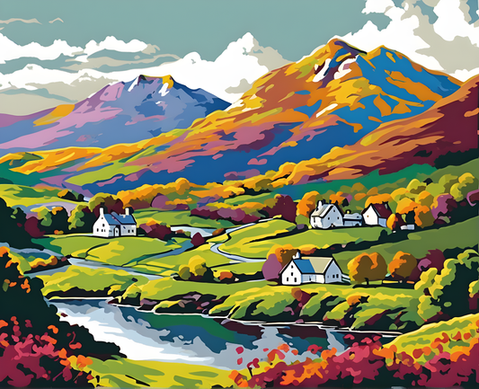 Amazing Places OD (276) - Scottish Highlands - Van-Go Paint-By-Number Kit