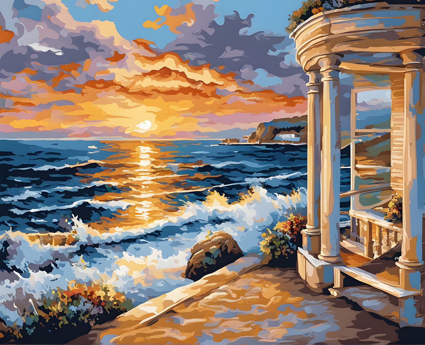 Sea Vantage Point - Van-Go Paint-By-Number Kit