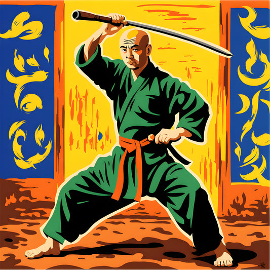 Shaolin kung fu (2) - Van-Go Paint-By-Number Kit