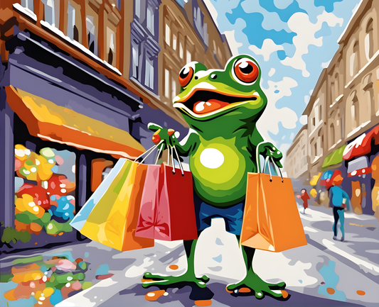 Shopping Frog - Van-Go Paint-By-Number Kit