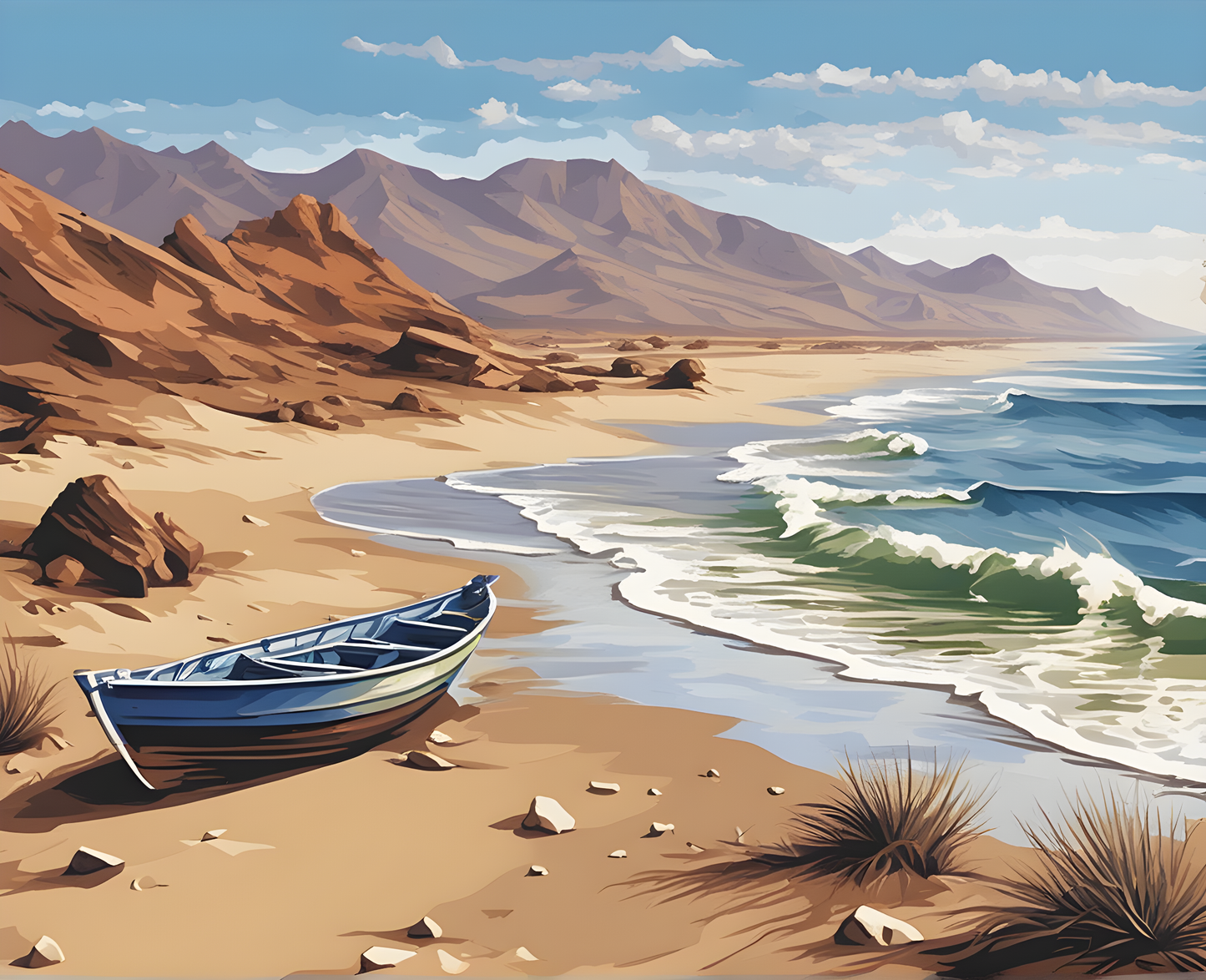 Amazing Places OD (469) - Skeleton Coast, Namibia - Van-Go Paint-By-Number Kit