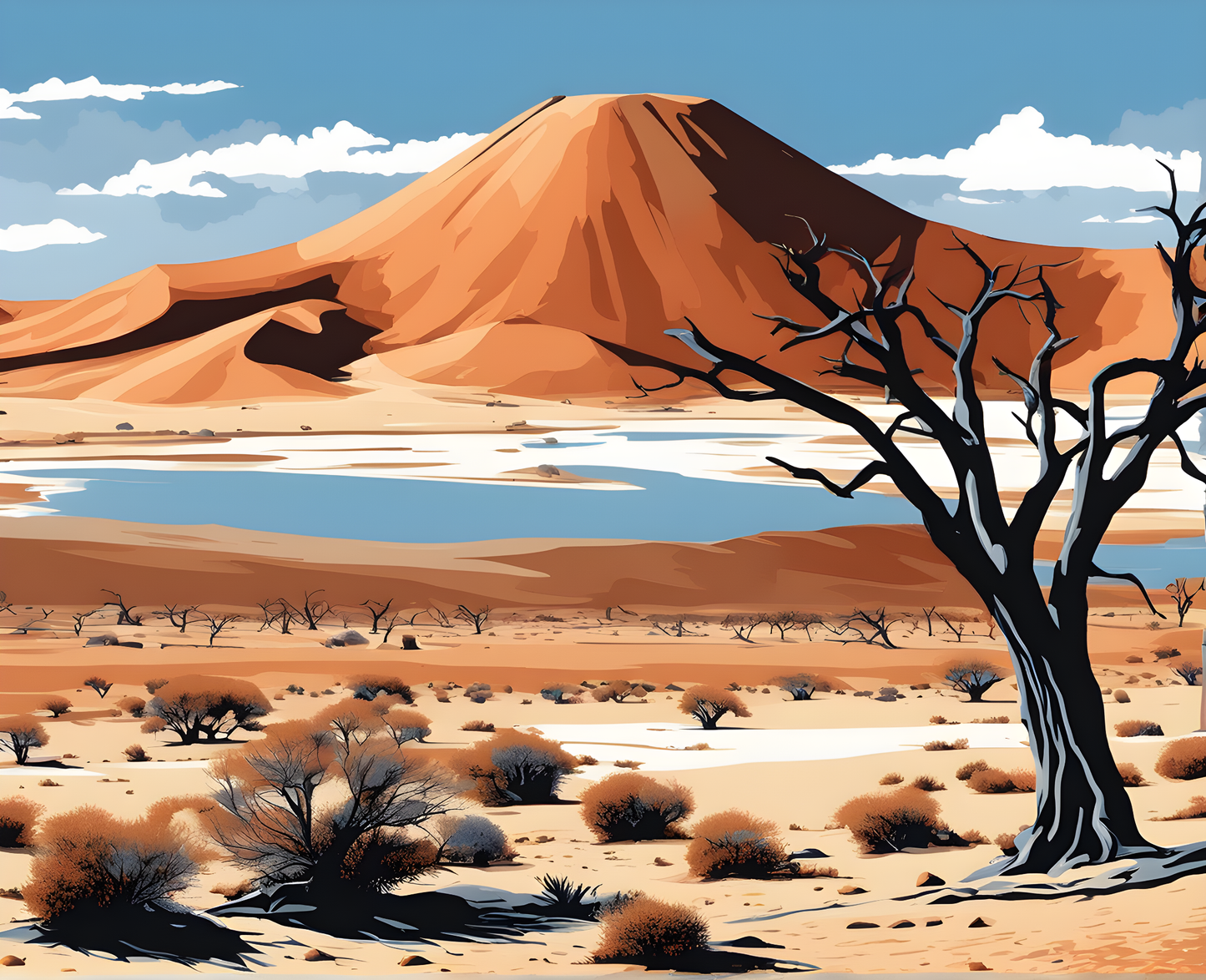 Amazing Places OD (282) - Sossusvlei, Namibia - Van-Go Paint-By-Number Kit