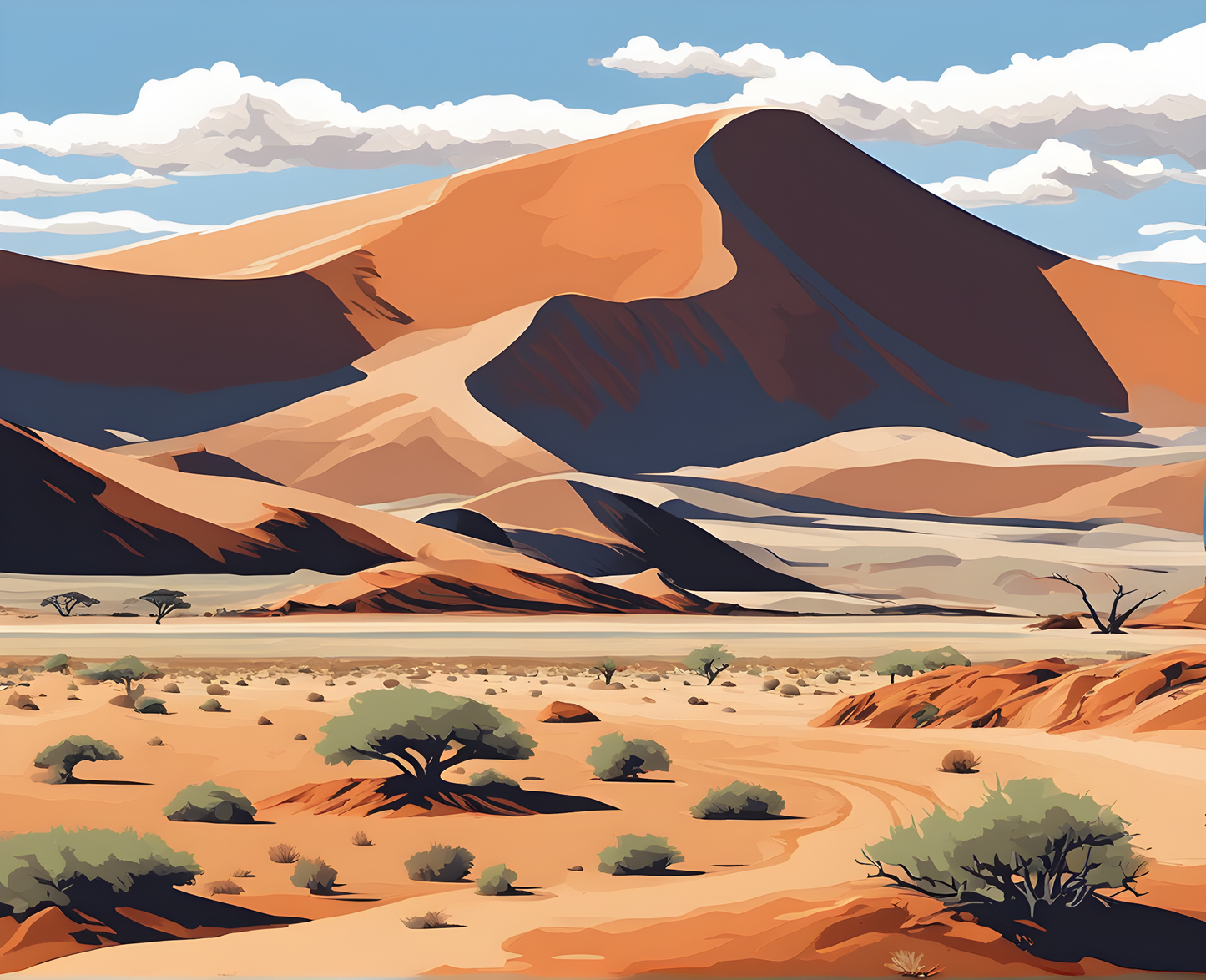 Amazing Places OD (281) - Sossusvlei, Namibia - Van-Go Paint-By-Number Kit