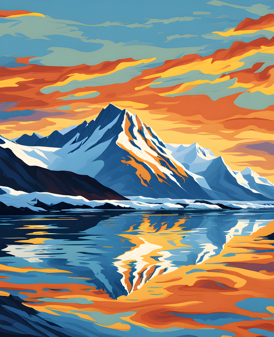 Antarctica Collection PD (29) - South Georgia - Van-Go Paint-By-Number Kit