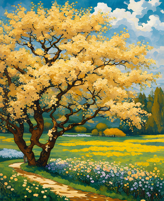 Spring Blossom - Van-Go Paint-By-Number Kit