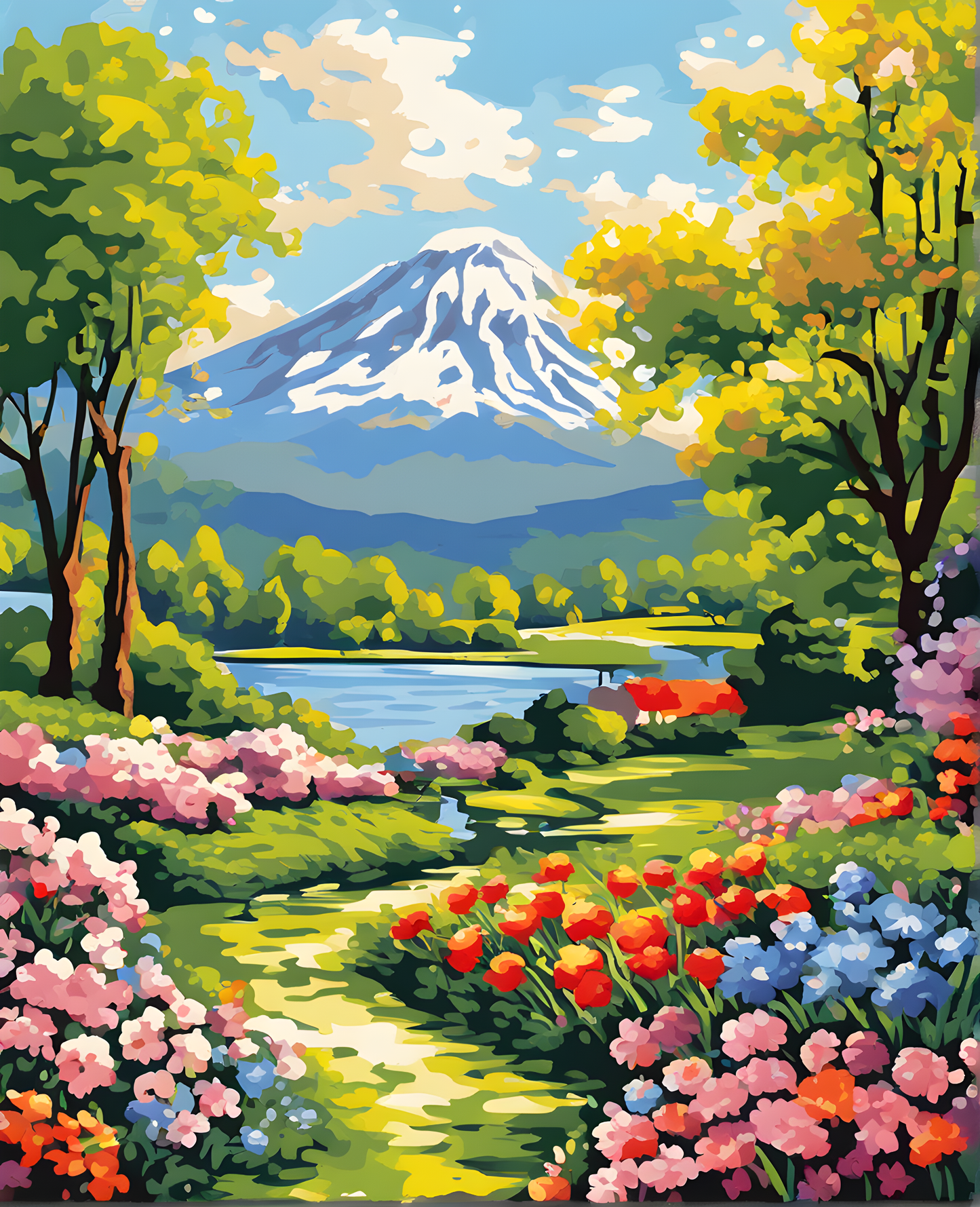 Spring Morning - Van-Go Paint-By-Number Kit