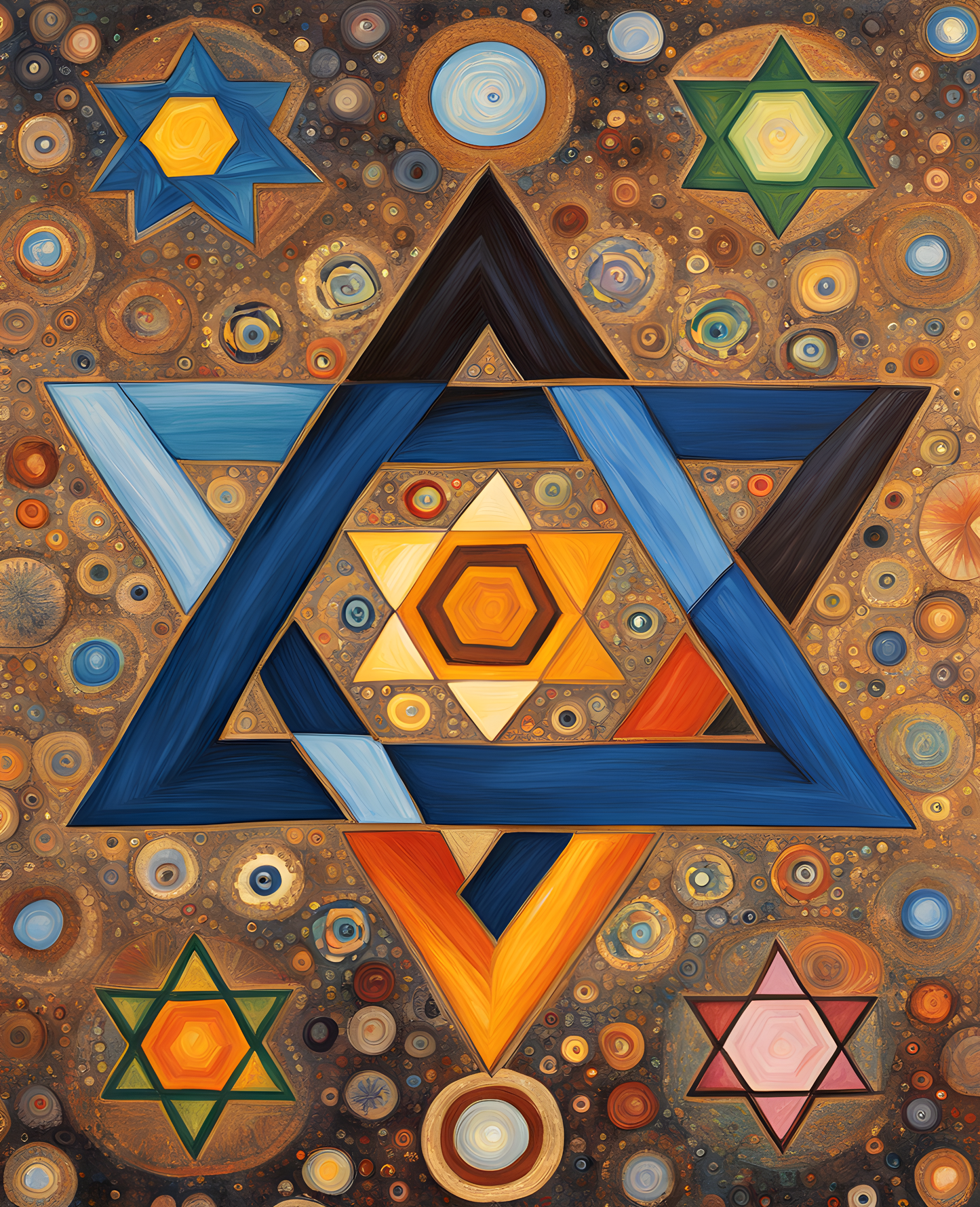 Star of David (11) - Van-Go Paint-By-Number Kit