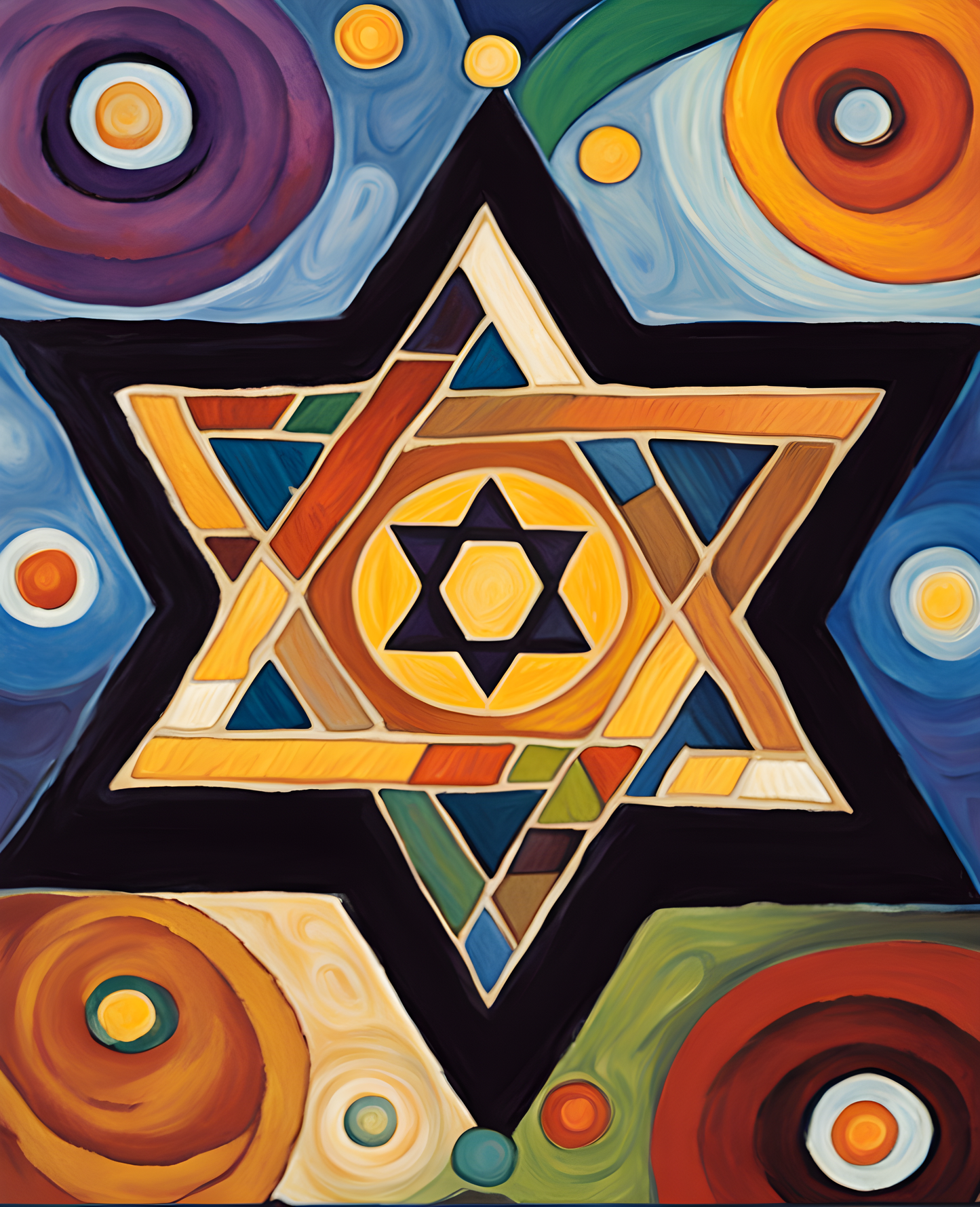 Star of David (10) - Van-Go Paint-By-Number Kit