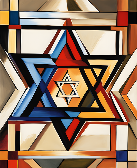 Star of David (8) - Van-Go Paint-By-Number Kit