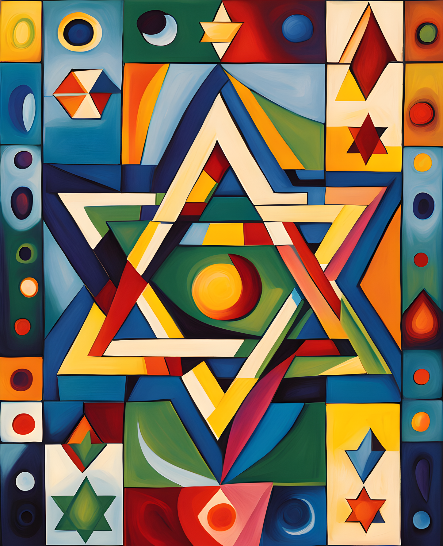Star of David (7) - Van-Go Paint-By-Number Kit