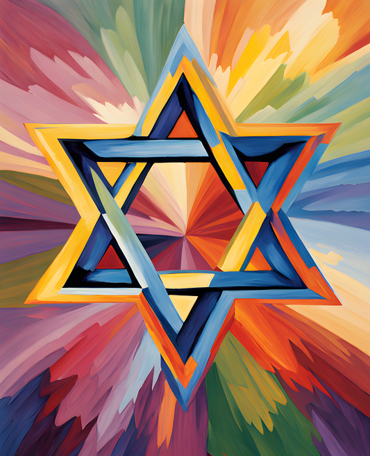 Star of David (13) - Van-Go Paint-By-Number Kit