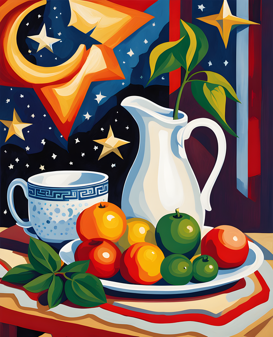 Still Life of the Stars (2) - Van-Go Paint-By-Number Kit