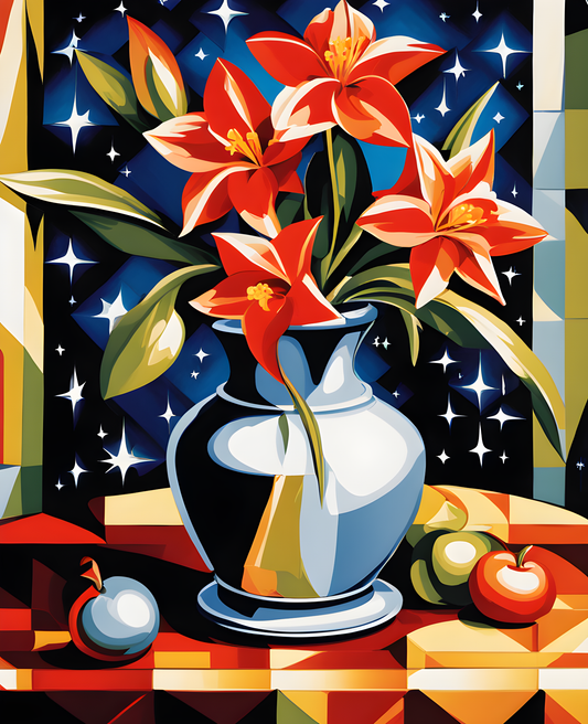Still Life of the Stars- Van-Go Paint-By-Number Kit