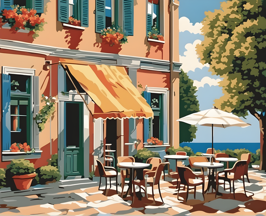 Summer Cafe - Van-Go Paint-By-Number Kit