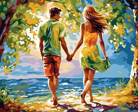 Summer Lovers - Van-Go Paint-By-Number Kit