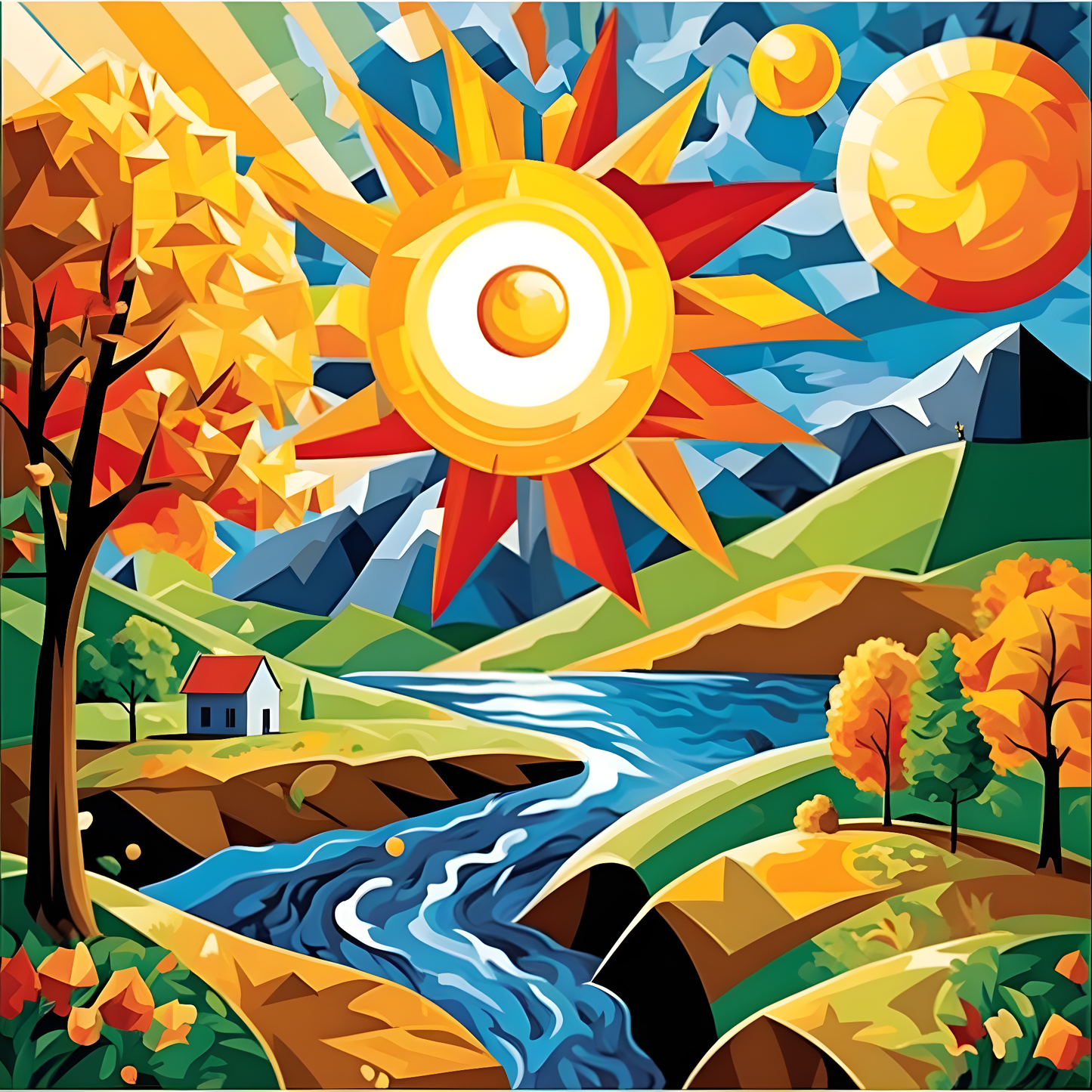 Sun and Life (14) - Van-Go Paint-By-Number Kit