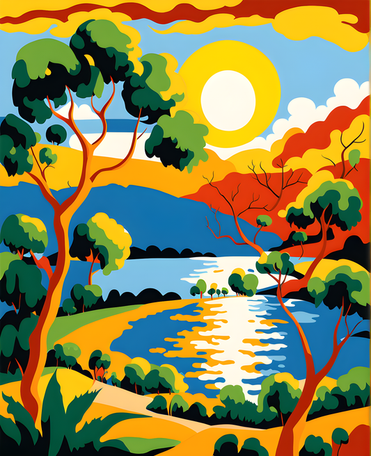 Sun and Life (27) - Van-Go Paint-By-Number Kit