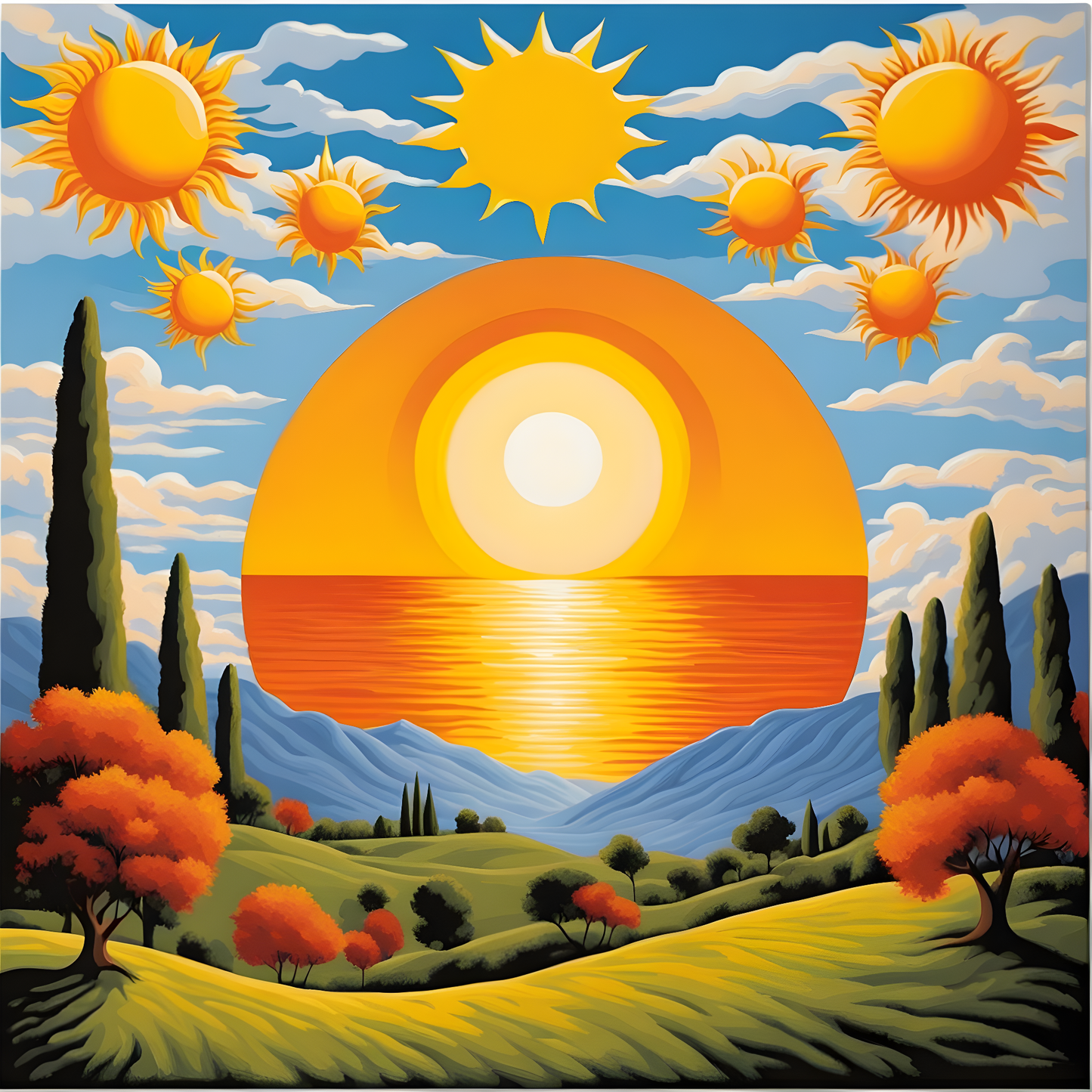 Sun and Life (21) - Van-Go Paint-By-Number Kit