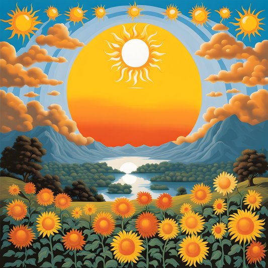 Sun and Life (2) - Van-Go Paint-By-Number Kit