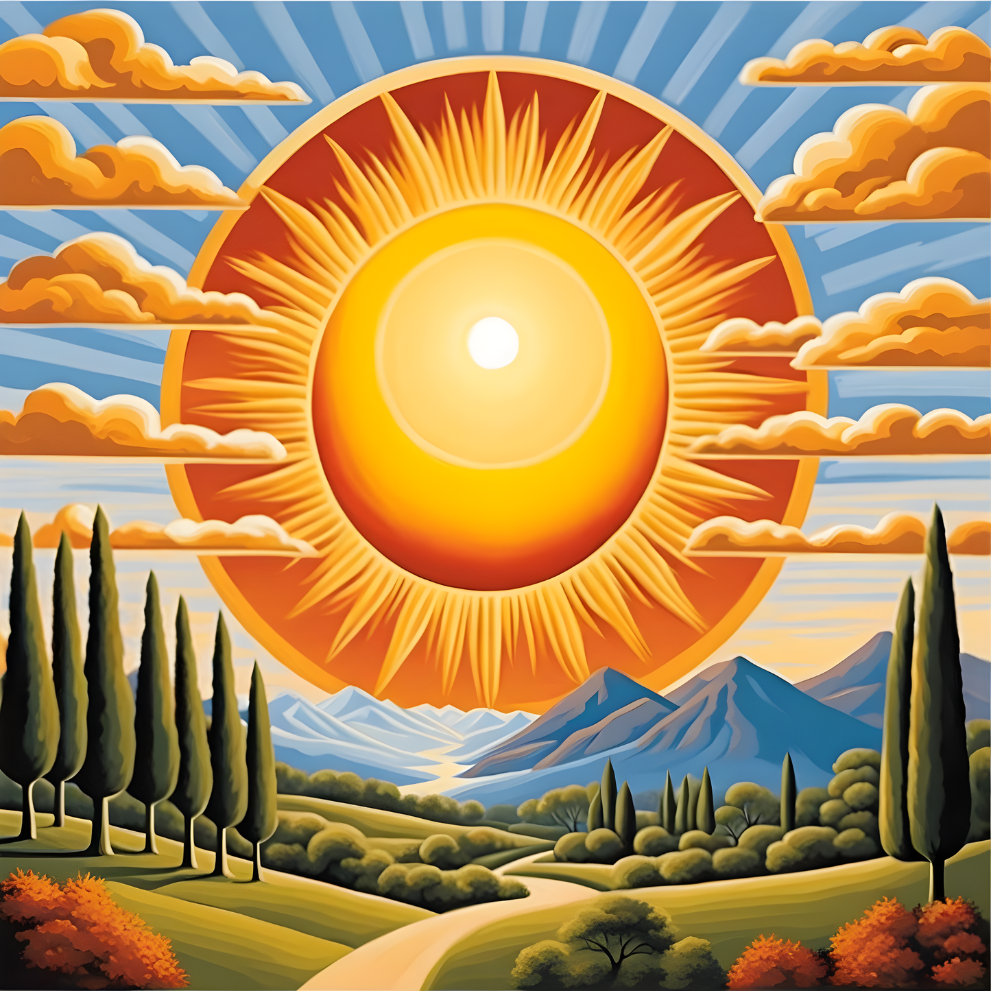 Sun and Life (11) - Van-Go Paint-By-Number Kit