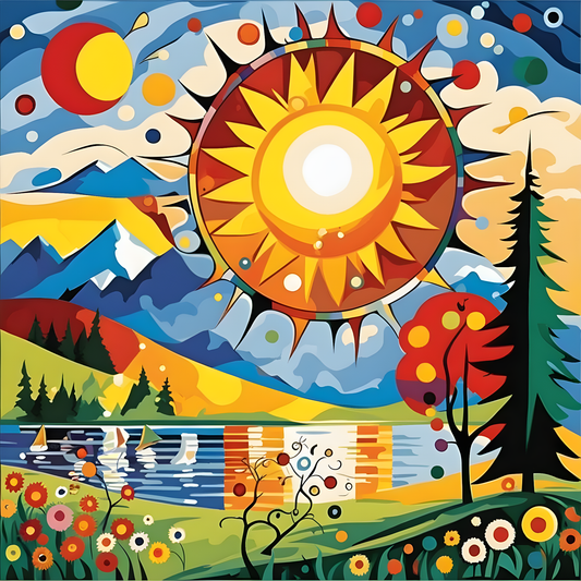 Sun and Life (7) - Van-Go Paint-By-Number Kit