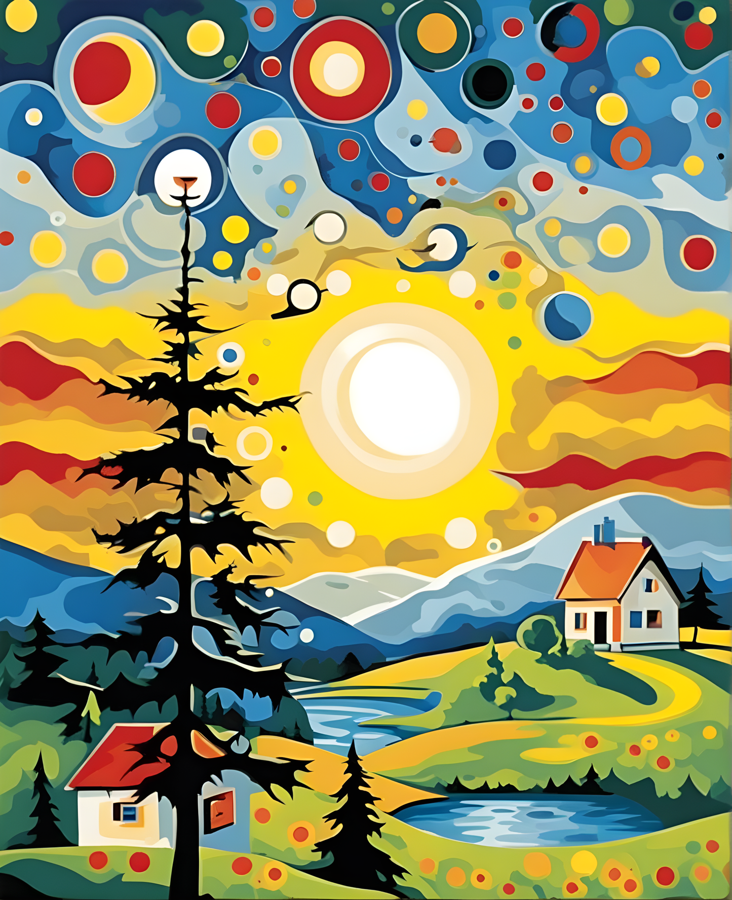 Sun and Life (29) - Van-Go Paint-By-Number Kit