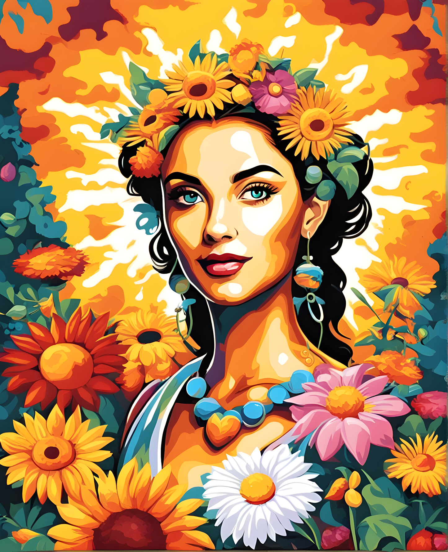 Sun and Life (9) - Van-Go Paint-By-Number Kit