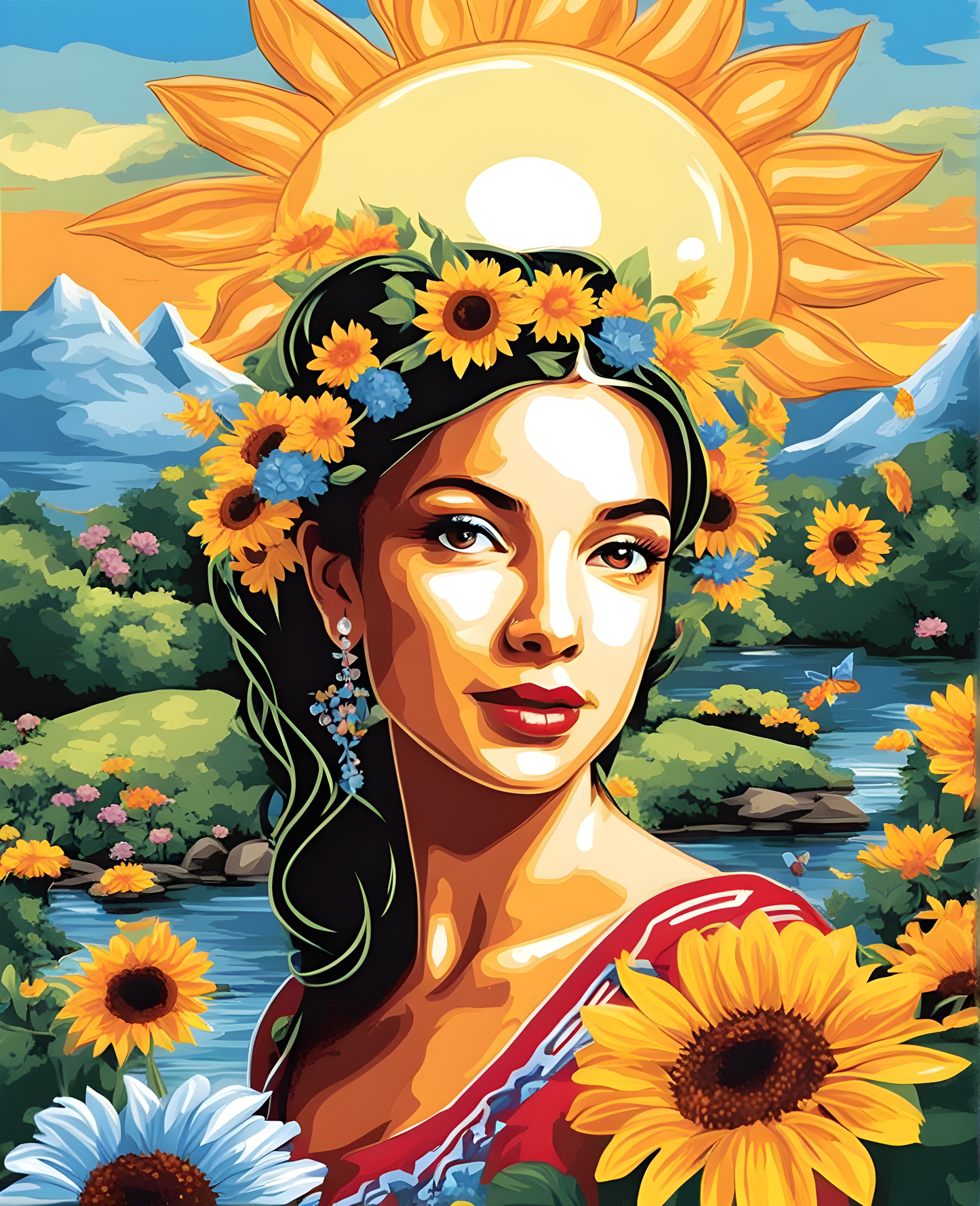 Sun and Life (8) - Van-Go Paint-By-Number Kit