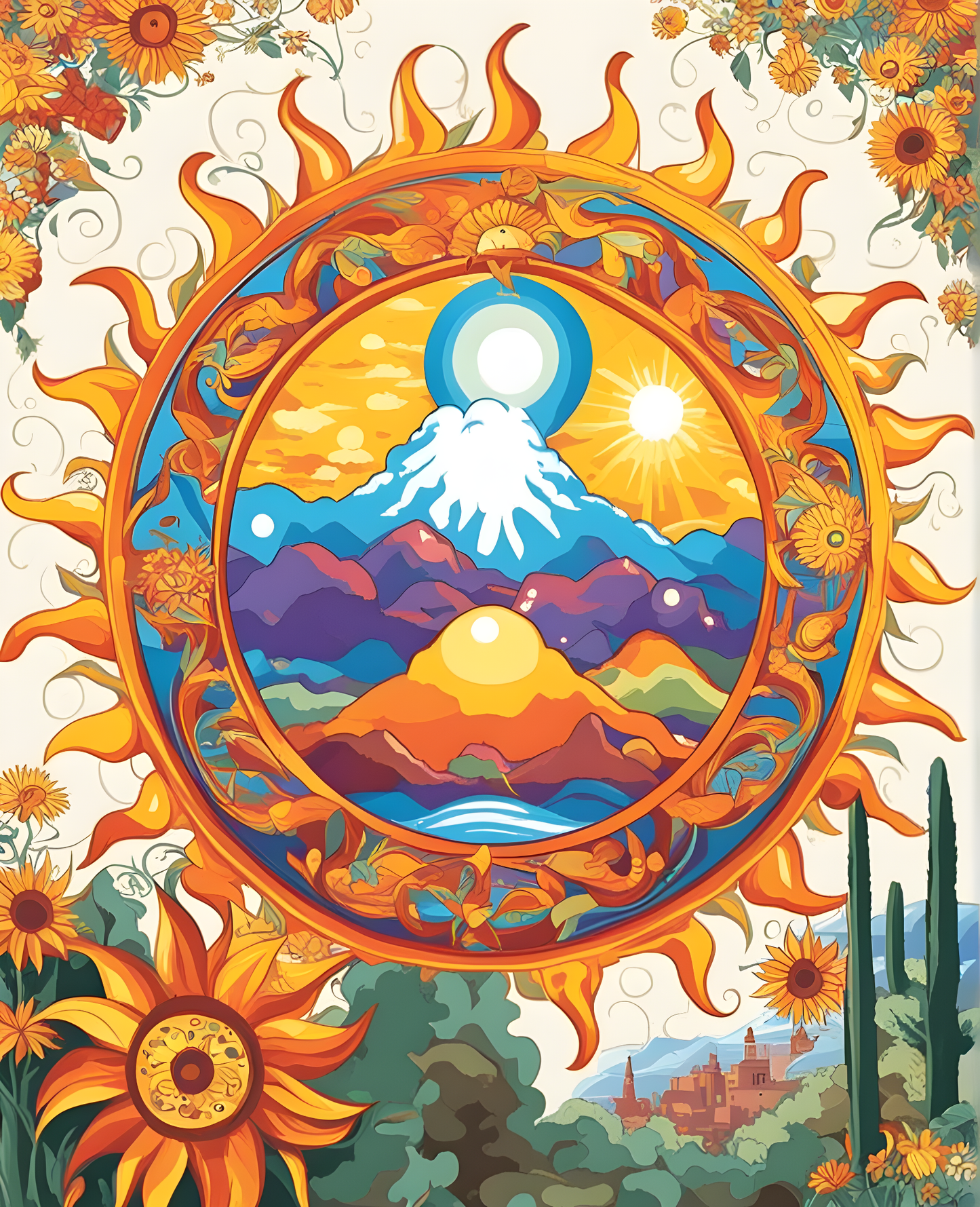 Sun and Life (28) - Van-Go Paint-By-Number Kit