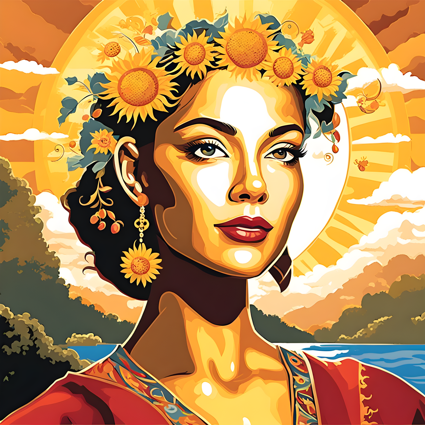 Sun and Life (17) - Van-Go Paint-By-Number Kit