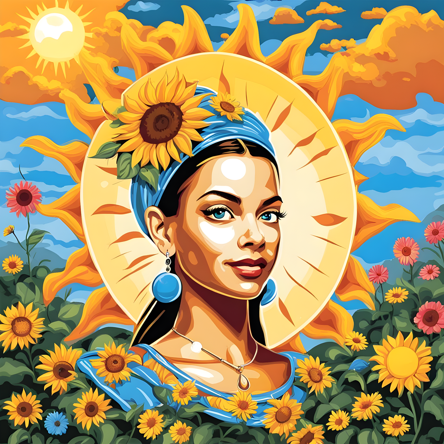 Sun and Life (16) - Van-Go Paint-By-Number Kit