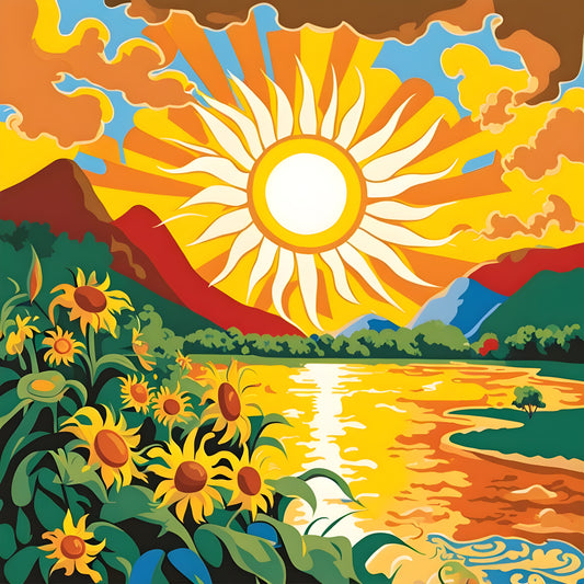 Sun and Life (1) - Van-Go Paint-By-Number Kit
