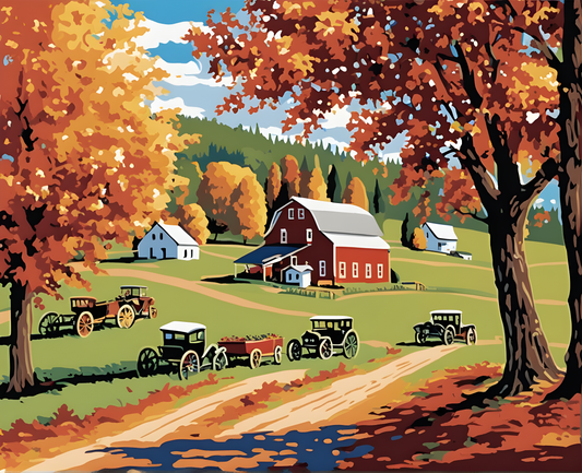 Sunday At Apple Hill (2) - Van-Go Paint-By-Number Kit