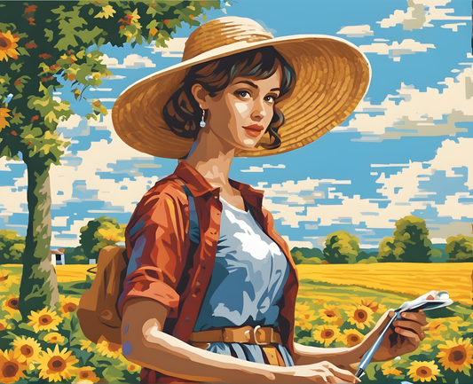 Sunny Day In The Country - Van-Go Paint-By-Number Kit