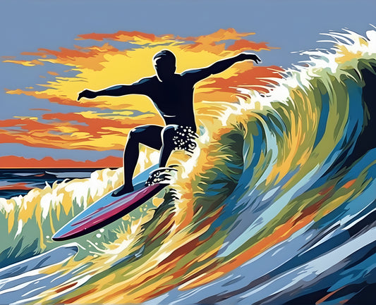 Surfing Collection OD (2) - Van-Go Paint-By-Number Kit