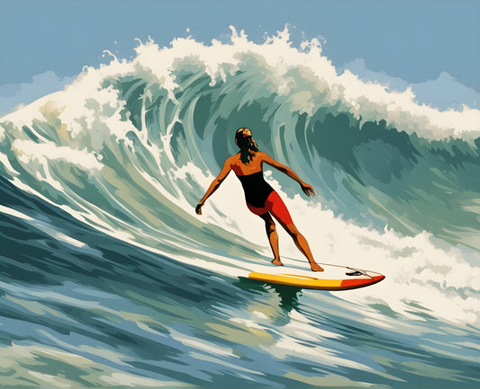 Surfing Collection OD (1) - Van-Go Paint-By-Number Kit