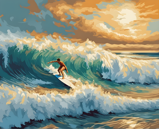 Surfing Collection OD (3) - Van-Go Paint-By-Number Kit