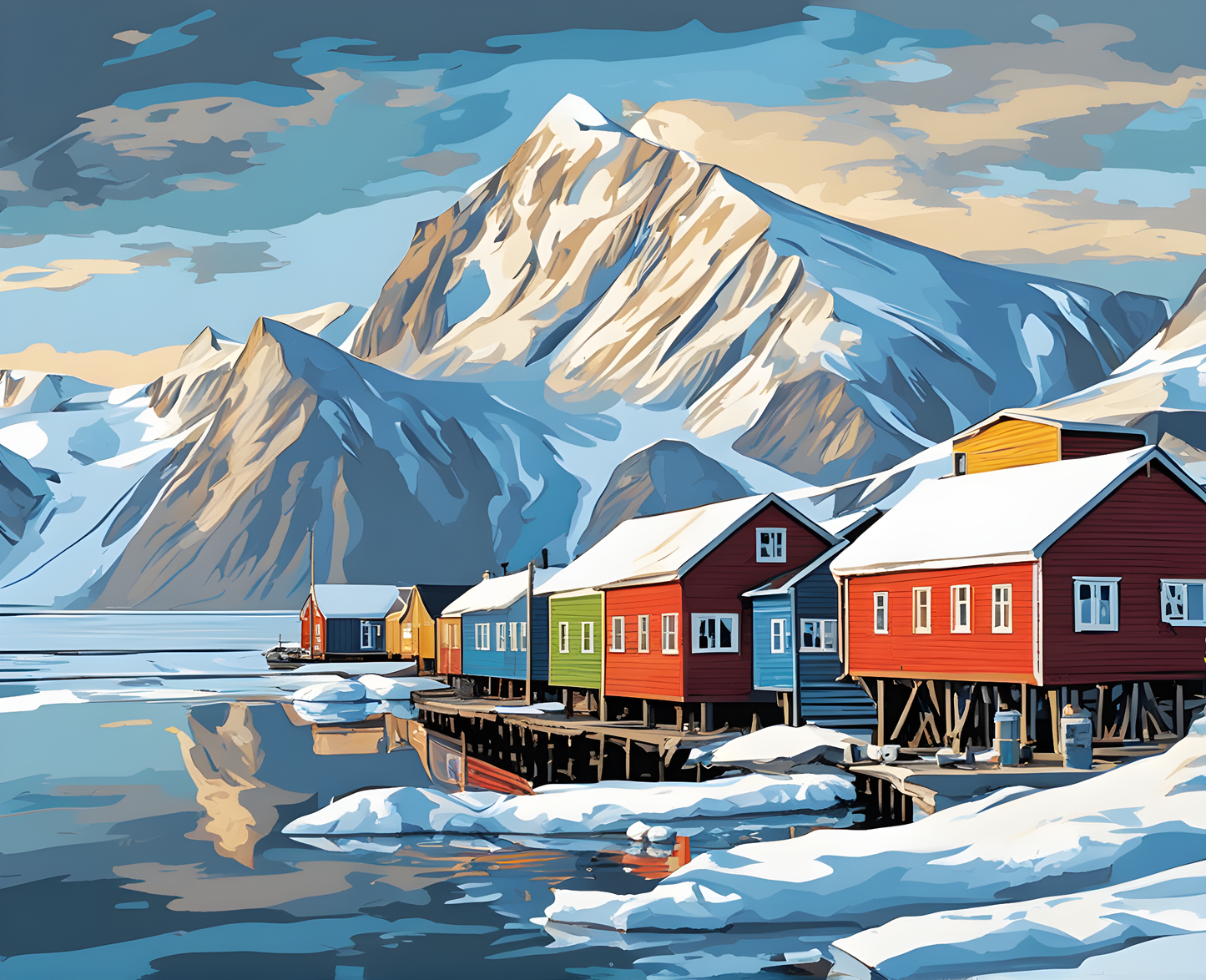 Amazing Places OD (472) - Svalbard, Norway - Van-Go Paint-By-Number Kit