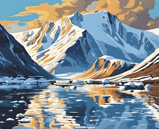 Amazing Places OD (291) - Svalbard, Norway - Van-Go Paint-By-Number Kit