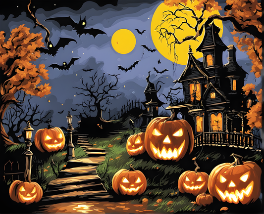 Tales of Halloween - Van-Go Paint-By-Number Kit