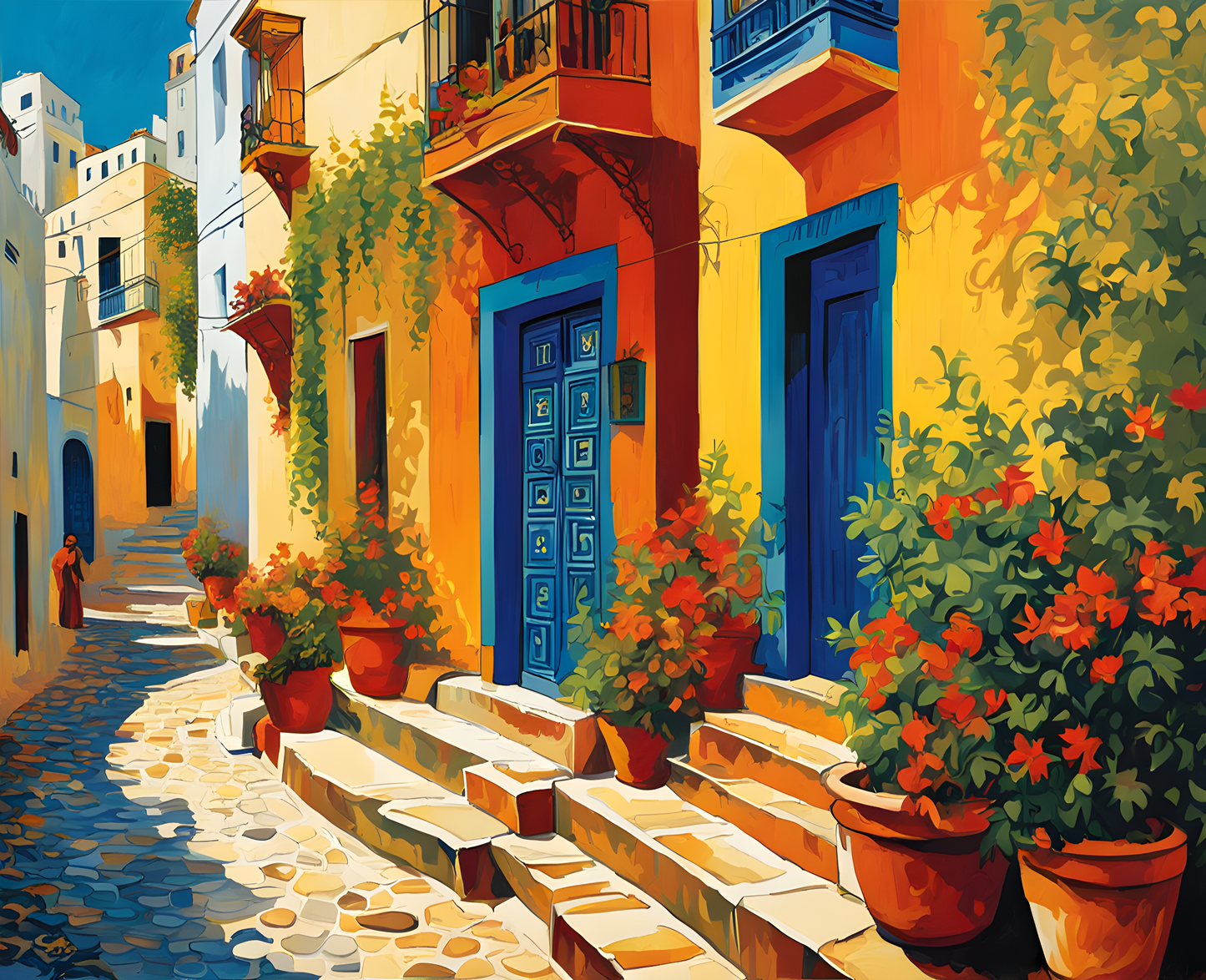 Morocco Collection PD (94) - Tangier - Van-Go Paint-By-Number Kit